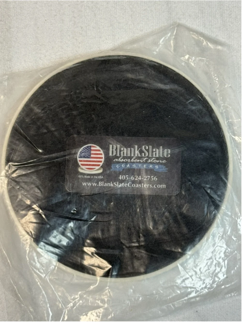 Tom Landry Dallas Cowboys Blank Slate Absorbent Stone Coaster NIP NFL Football